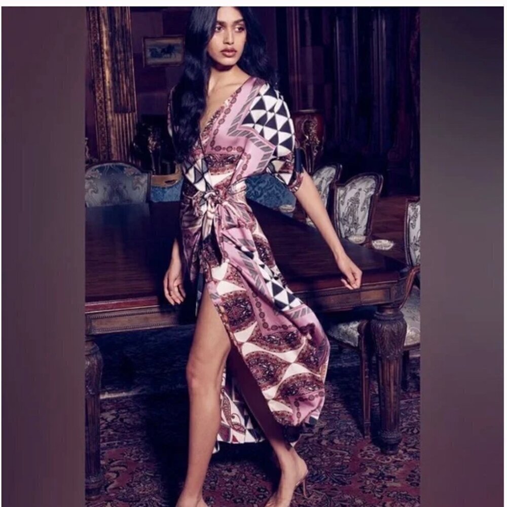 Misa Los Angeles | Francesca dress in Sold Out Leonardo Patchwork